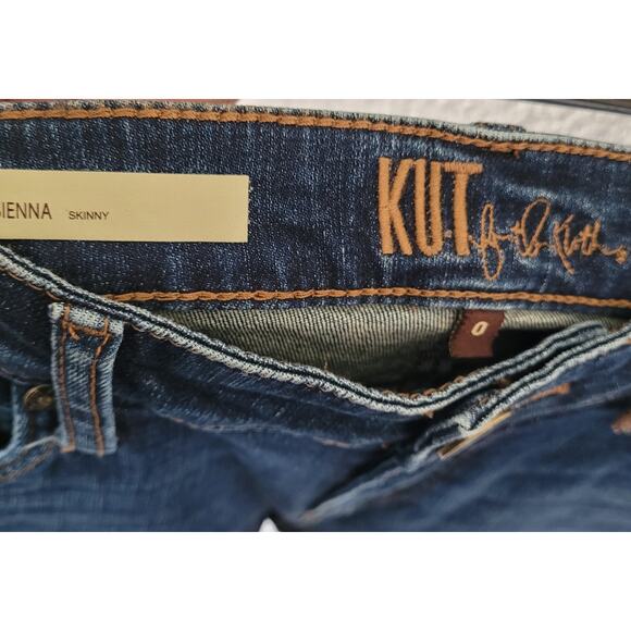 Kut From the Kloth Women's Sienna Skinny Jeans - Size 0 - Excellent #P3 - Picture 5 of 6